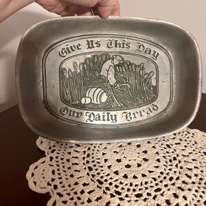 Vintage Pewter Tray